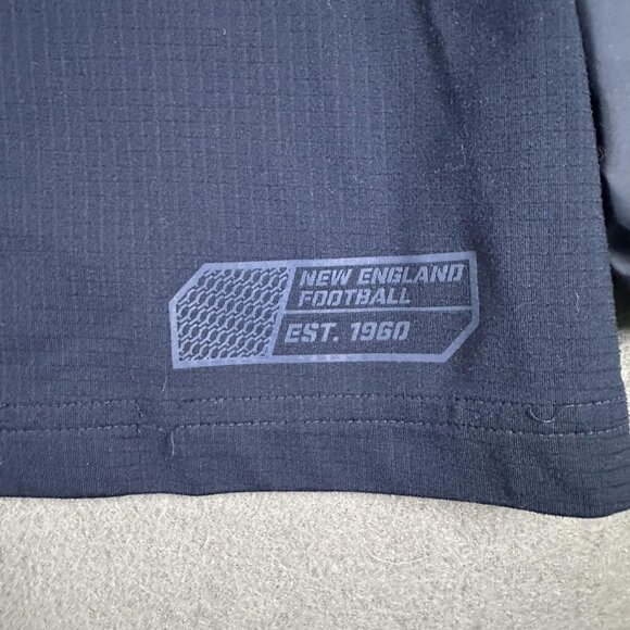 New England Patriots Jacket Mens Large Blue NFL Football Nike Dri Fit On Field - Picture 12 of 14
